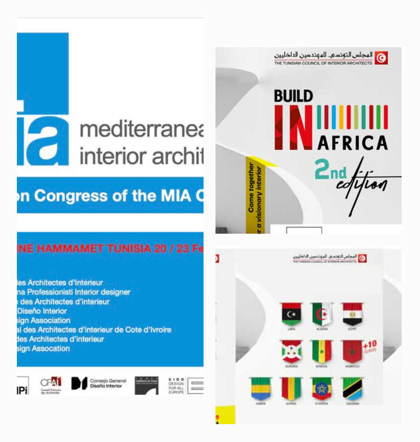 Build in Africa and MIA programme collage with participating countries.