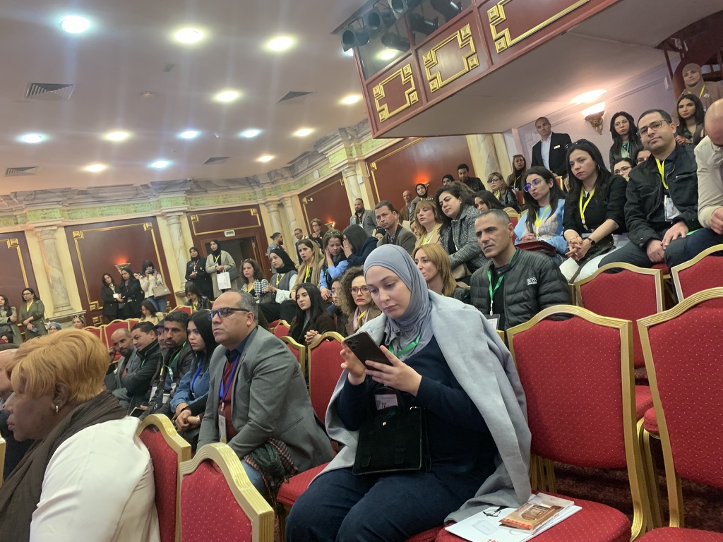 Delegates filling the main hall during Build in Africa in Yasmine Hammamet.