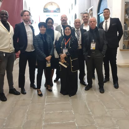 Interior-architecture delegates gathered between sessions at Build in Africa.